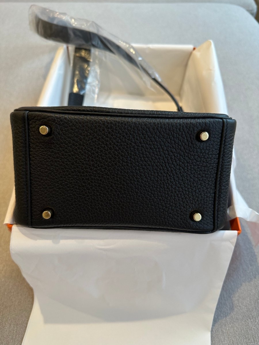 Hermes BNIB Mini Lindy Noir GHW - Carly Julia Sells Stuff, LLC