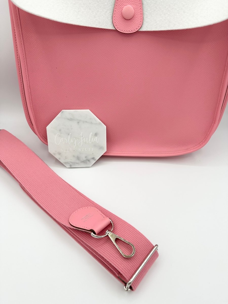 Hermes Evelyne III GM Rose Confetti - Carly Julia Sells Stuff, LLC