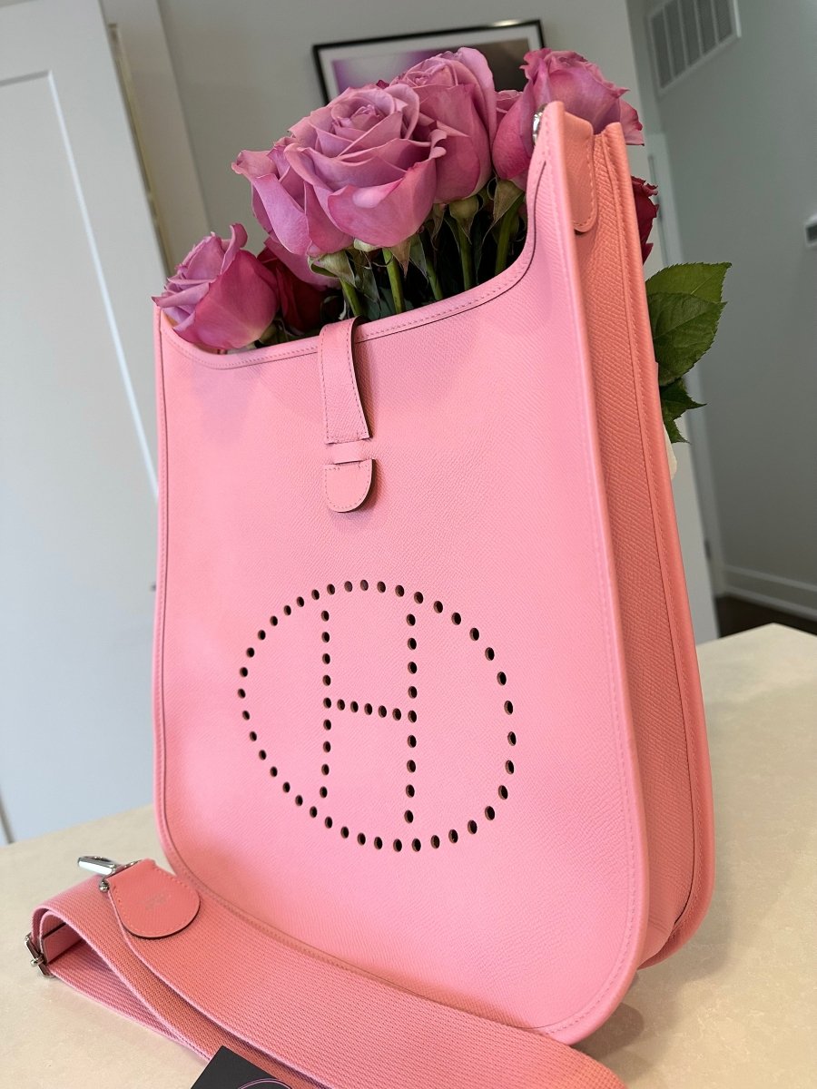 Hermes Evelyne III GM Rose Confetti - Carly Julia Sells Stuff, LLC