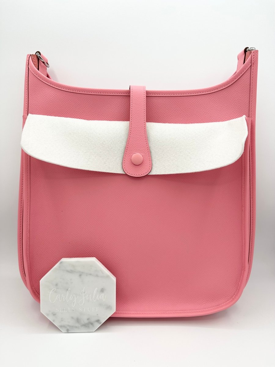 Hermes Evelyne III GM Rose Confetti - Carly Julia Sells Stuff, LLC
