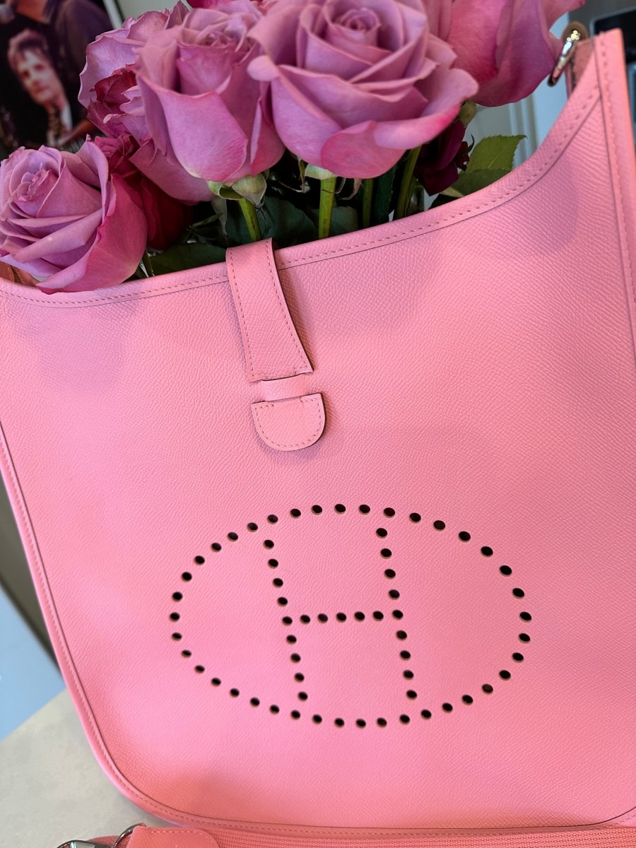 Hermes Evelyne III GM Rose Confetti - Carly Julia Sells Stuff, LLC