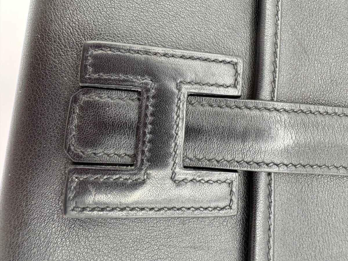Hermes Jige Duo Wallet Noir PHW - Carly Julia Sells Stuff, LLC