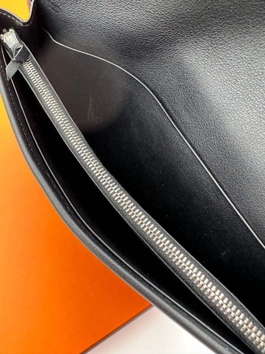 Hermes Jige Duo Wallet Noir PHW - Carly Julia Sells Stuff, LLC