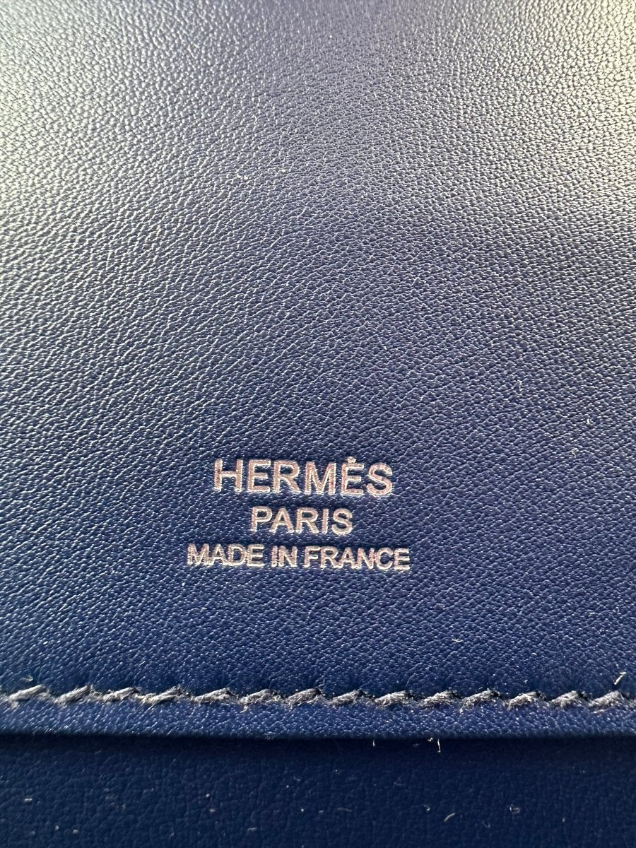Hermes Kelly Cut Blue Sapphire PHW - Carly Julia Sells Stuff, LLC