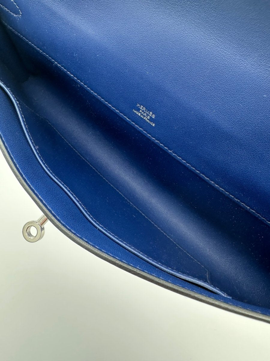 Hermes Kelly Cut Blue Sapphire PHW - Carly Julia Sells Stuff, LLC
