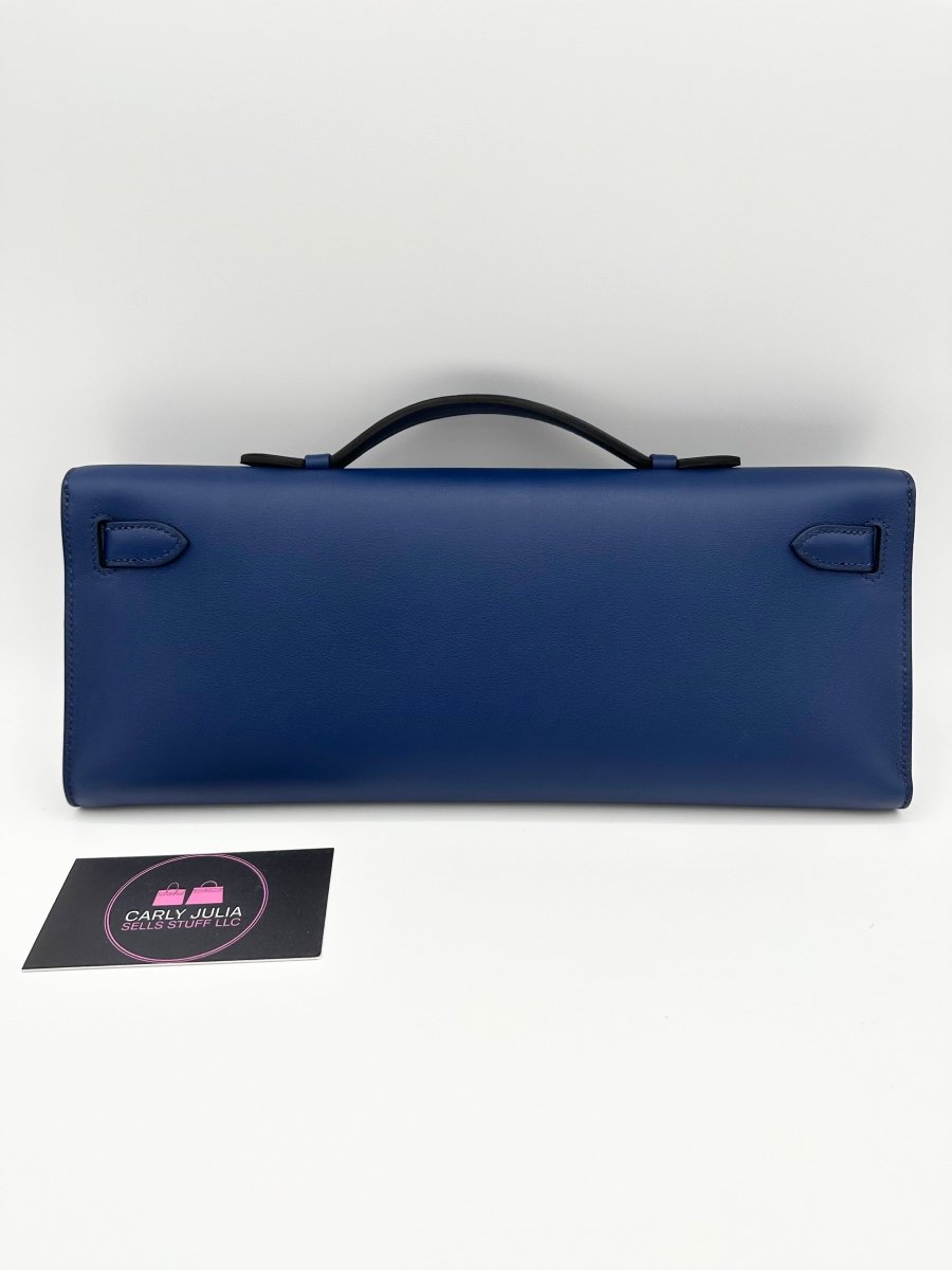 Hermes Kelly Cut Blue Sapphire PHW - Carly Julia Sells Stuff, LLC