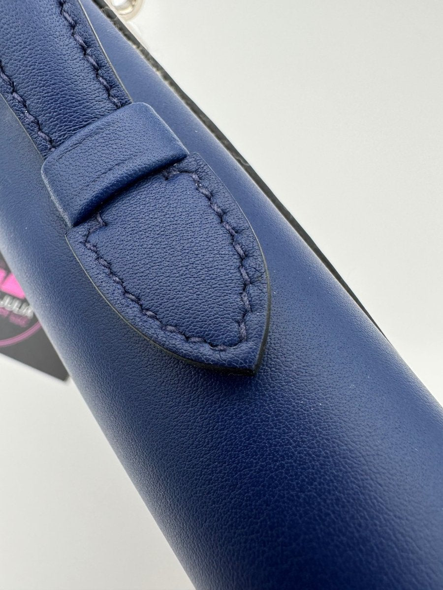 Hermes Kelly Cut Blue Sapphire PHW - Carly Julia Sells Stuff, LLC
