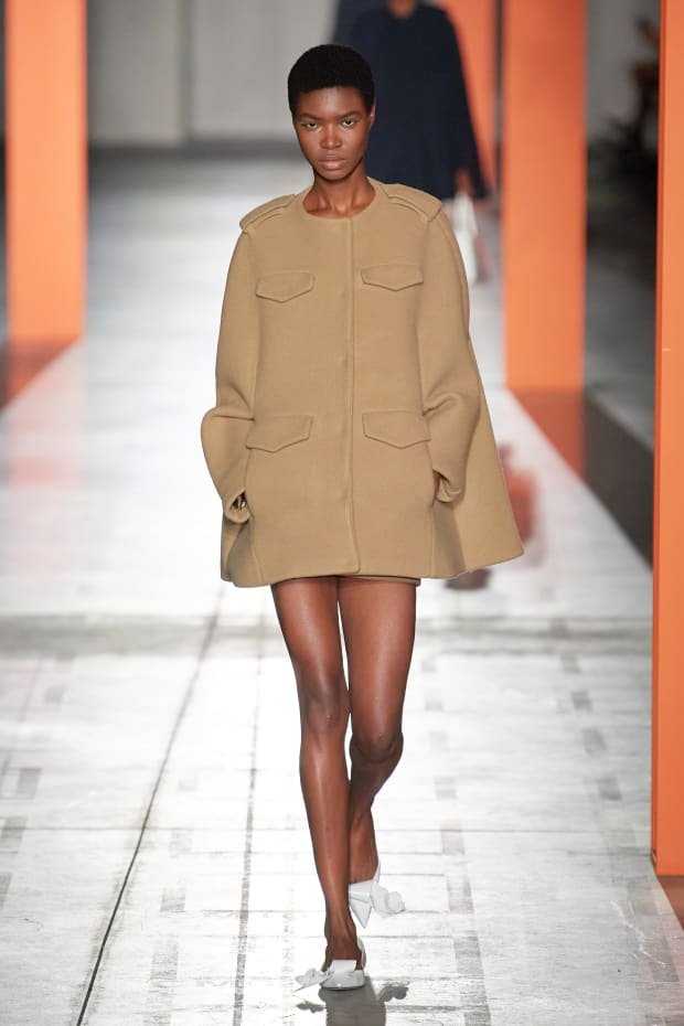 Prada Fall/Winter 2023 Runway Single-breasted Velour Caban Jacket - Carly Julia Sells Stuff, LLC