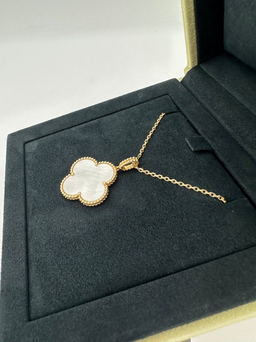 Van Cleef & Arpels Magic MOP Alhambra Pendant - Carly Julia Sells Stuff, LLC