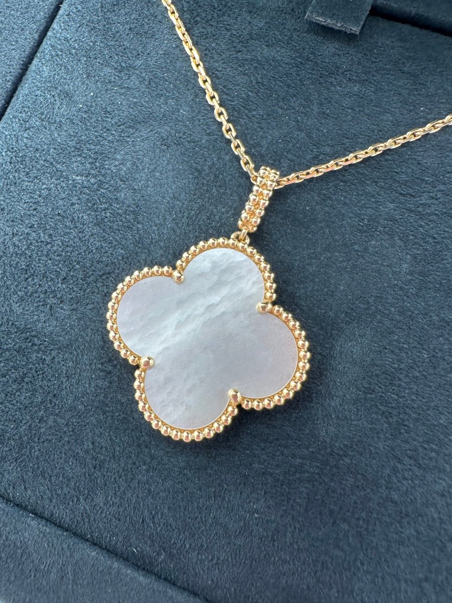 Van Cleef & Arpels Magic MOP Alhambra Pendant - Carly Julia Sells Stuff, LLC