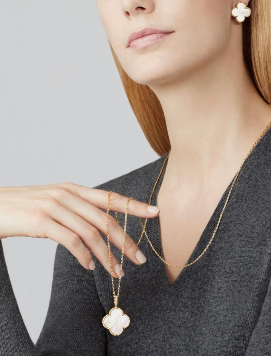 Van Cleef & Arpels Magic MOP Alhambra Pendant - Carly Julia Sells Stuff, LLC