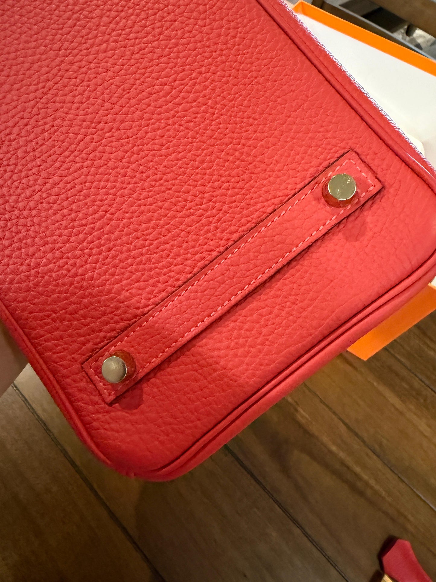 Hermes Birkin 30 Togo Red GHW 2013