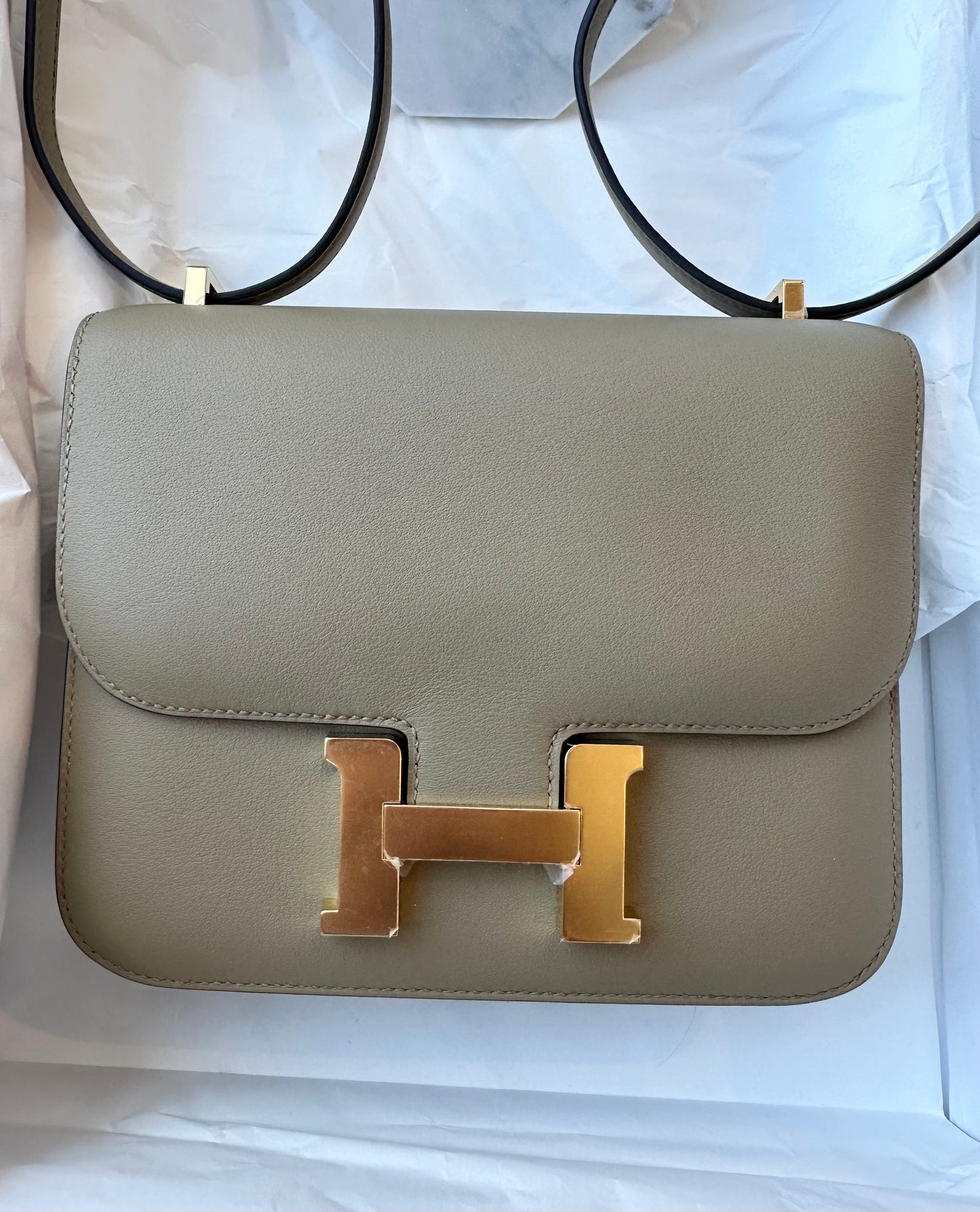 Hermes 2024 Constance 18 Beige Marfa