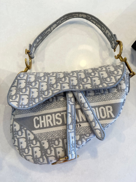 CHRISTIAN DIOR Oblique Saddle Bag