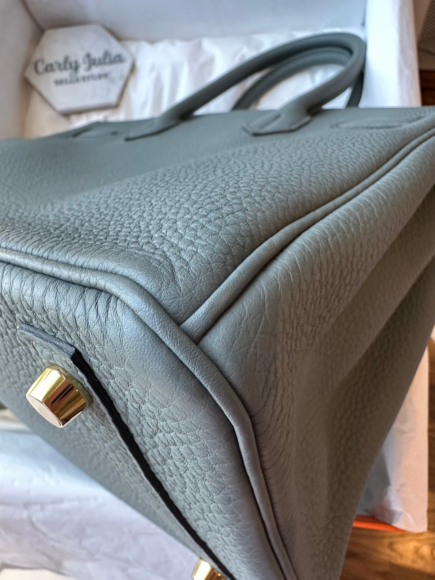 Hermes Birkin 30 Togo Vert Amande GHW