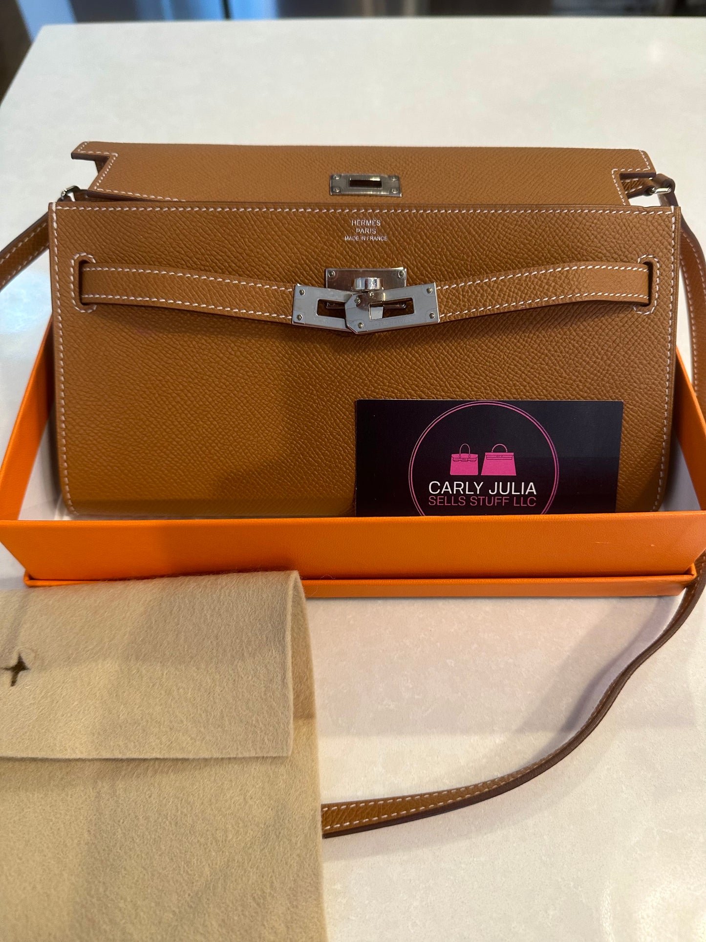 Hermes 2020 Kelly “To Go” Gold PHW