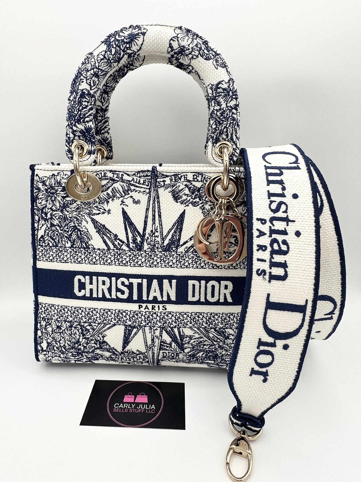 Christian Dior Medium Lady D-lite Embroidered Reve D’infini