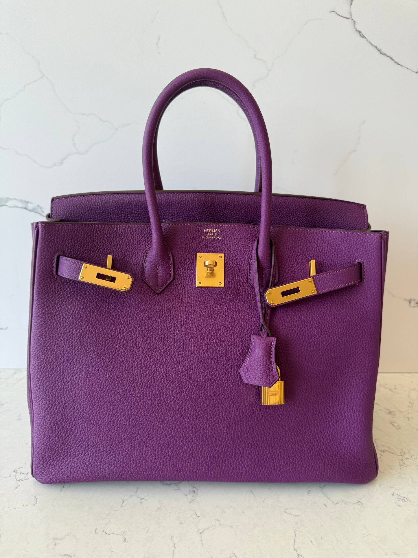 Hermes Birkin 35 Anemone GHW