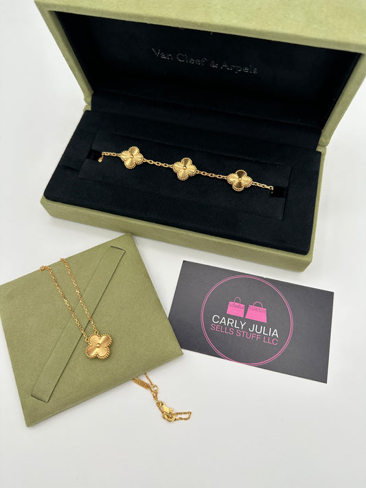 Van Cleef & Arpels Vintage Alhambra Guilloché 5 Motif