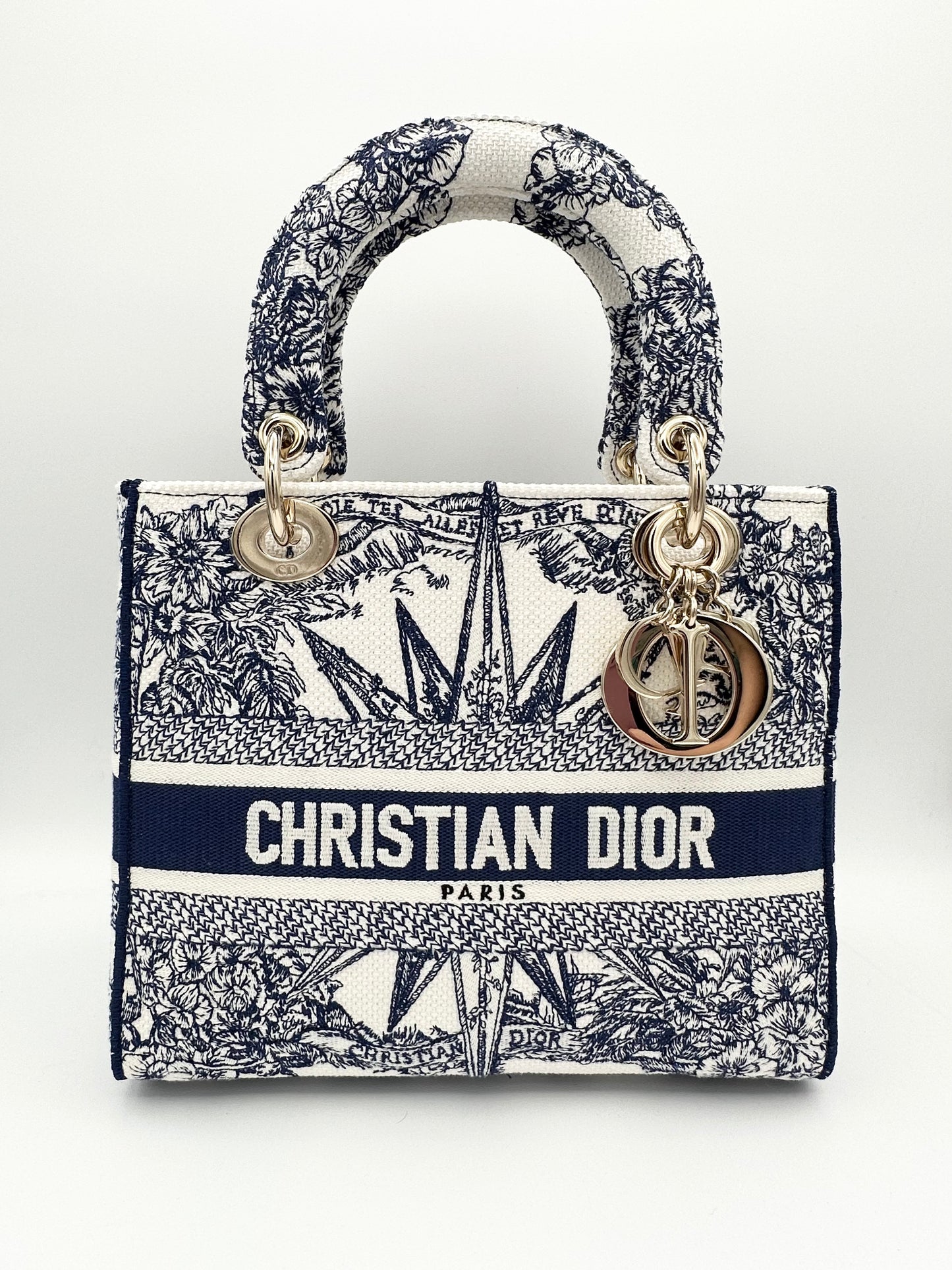 Christian Dior Medium Lady D-lite Embroidered Reve D’infini