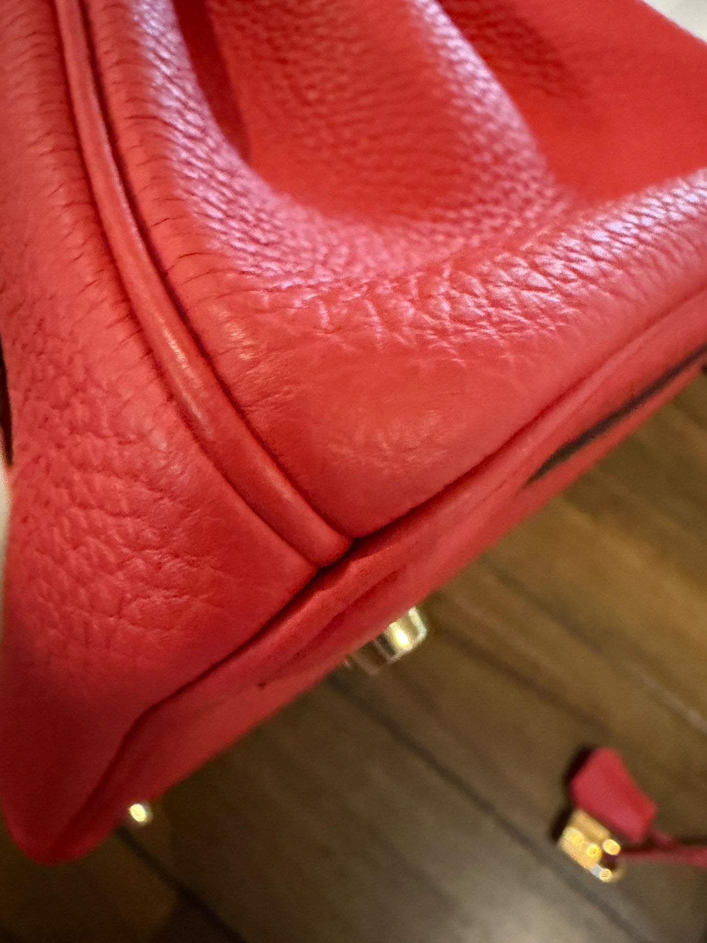 Hermes Birkin 30 Togo Red GHW 2013
