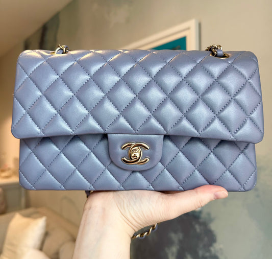 CHANEL 22B Lambskin Double Flap