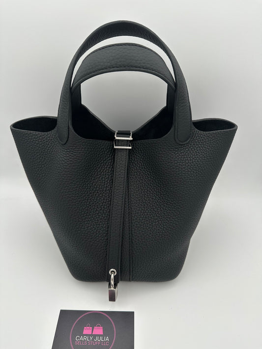 Hermes New Picotin 18 Noir Palladium