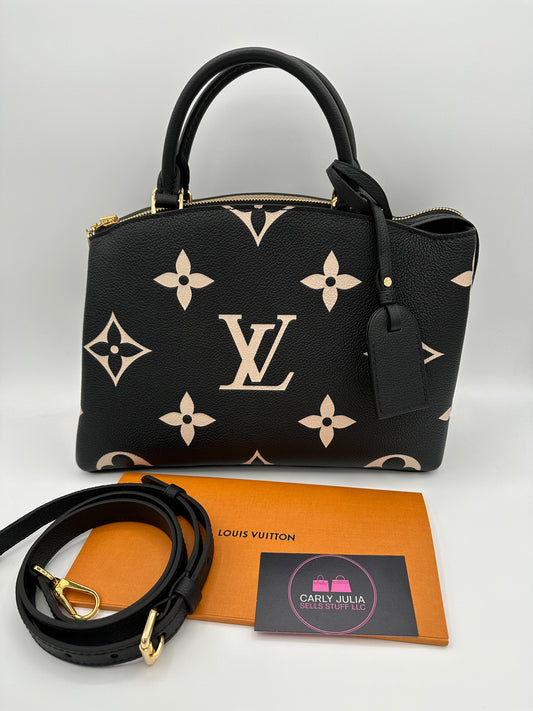 Louis Vuitton Petit Palais Bicolor Monogram Empreinte Giant