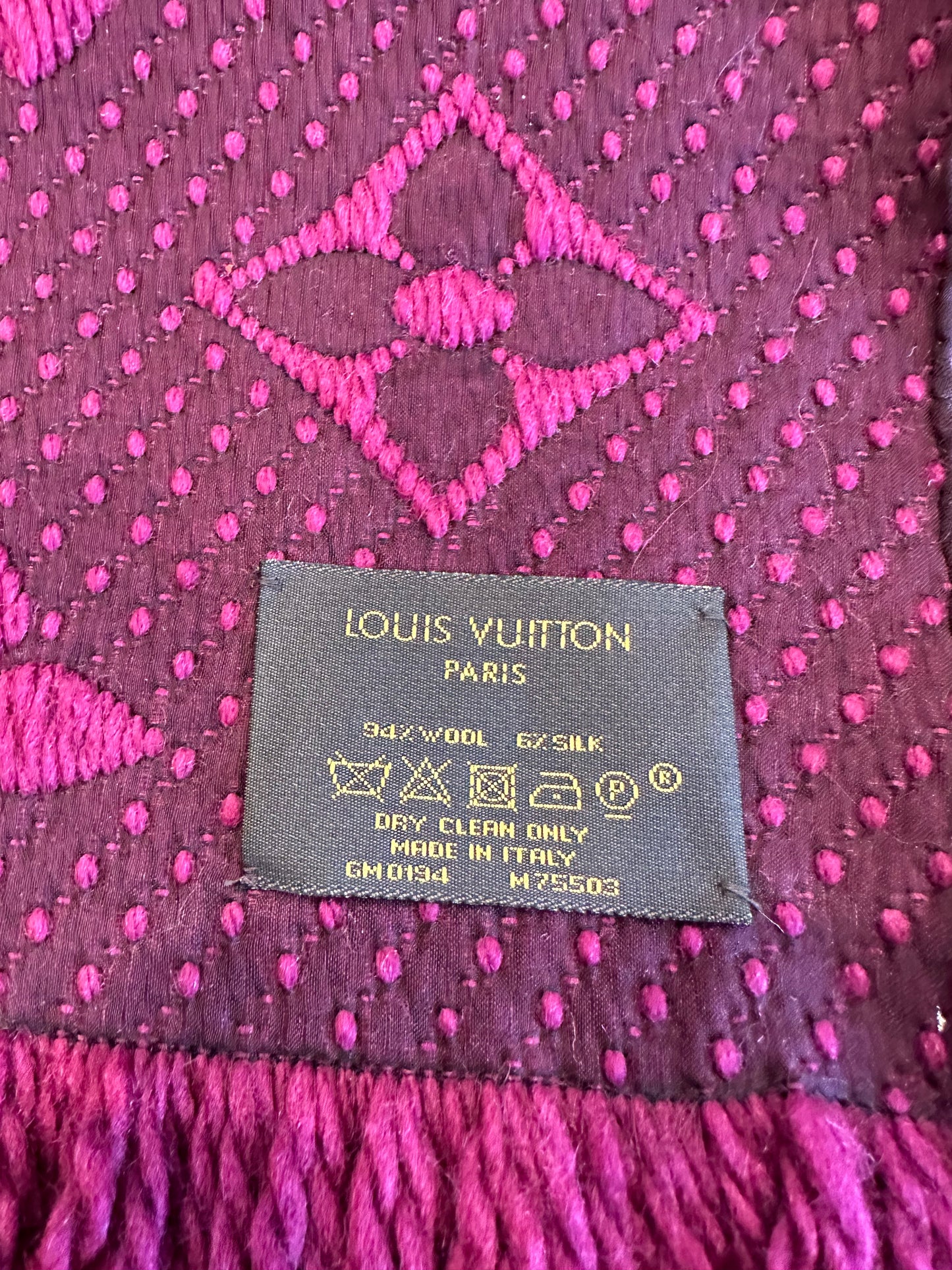 Louis Vuitton Wool Scarf