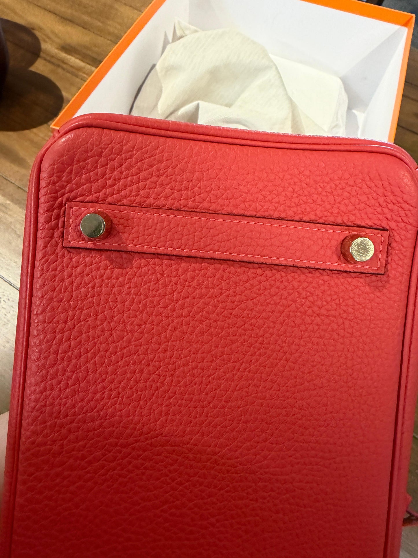 Hermes Birkin 30 Togo Red GHW 2013