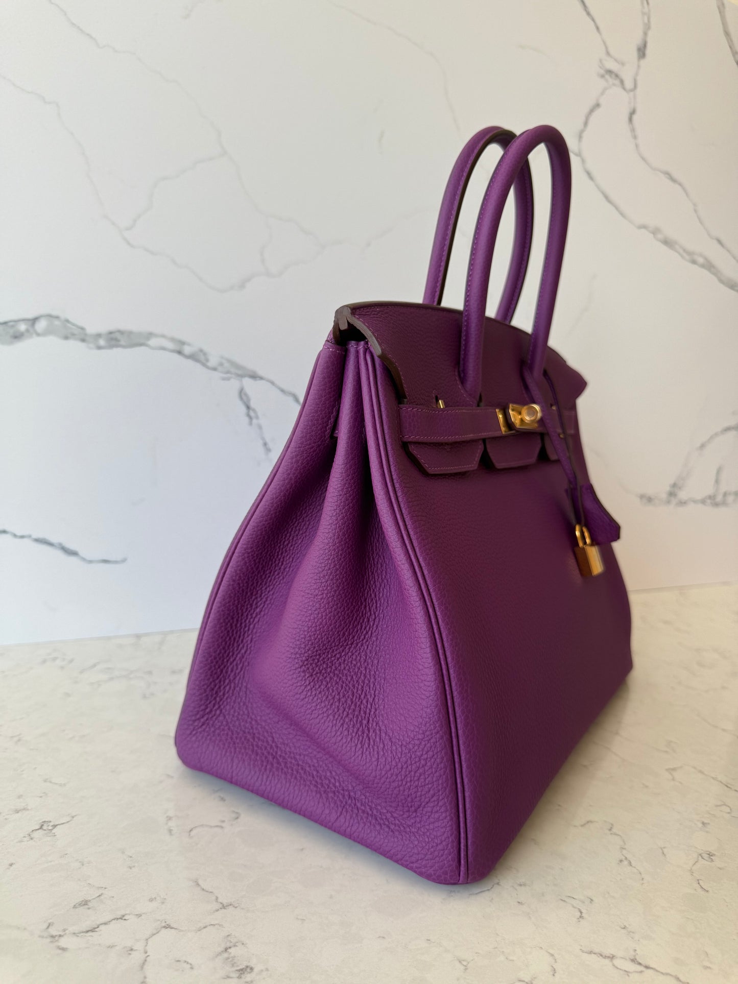 Hermes Birkin 35 Anemone GHW