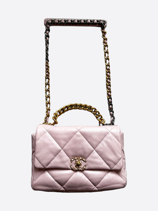 Chanel Light Pink Large 19 Flap Bag - Carly Julia Sells Stuff, LLC