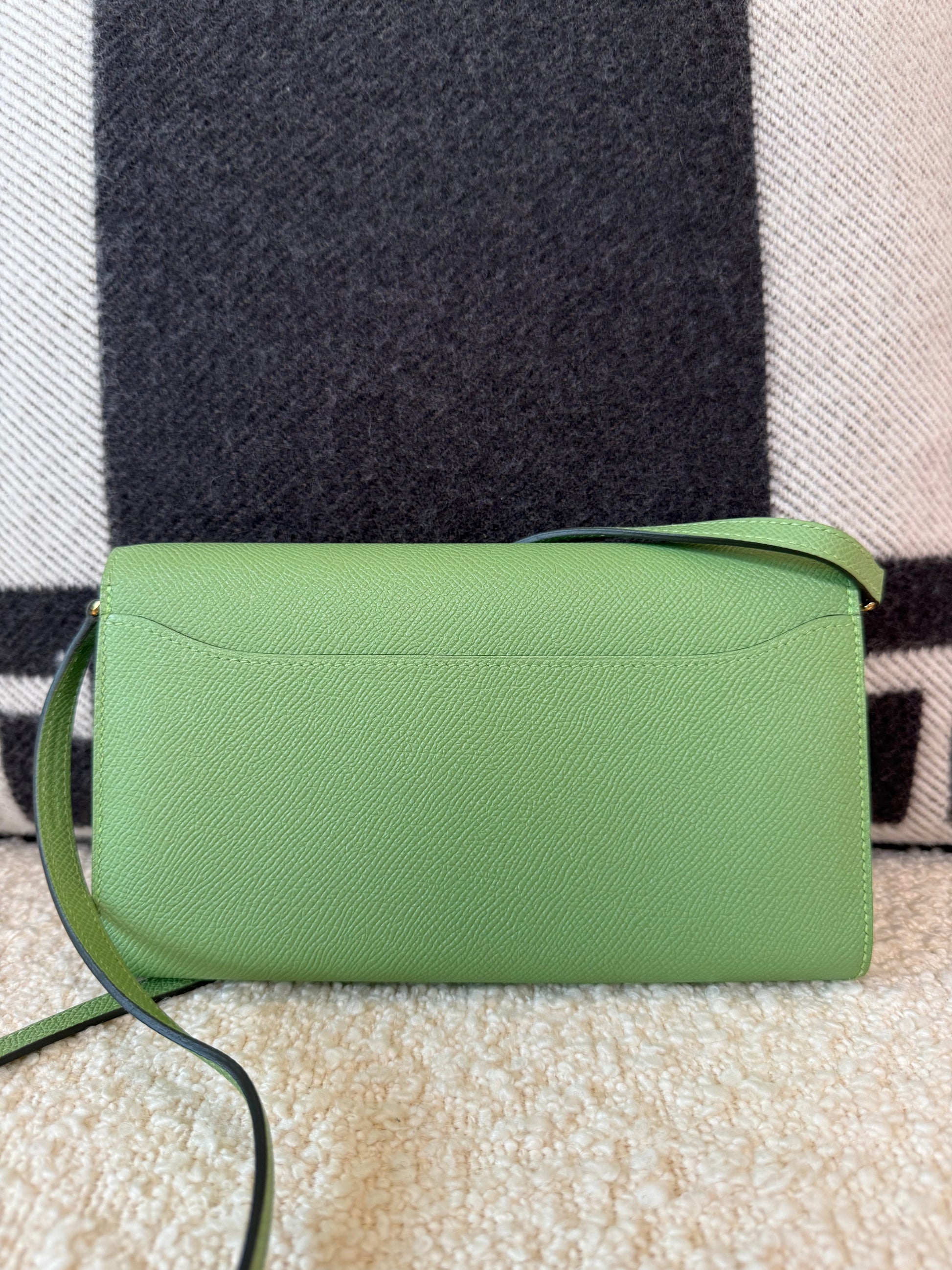 Hermes 2021 Constance ‘To - Go’ Wallet Vert Criquet GHW - Carly Julia Sells Stuff, LLC