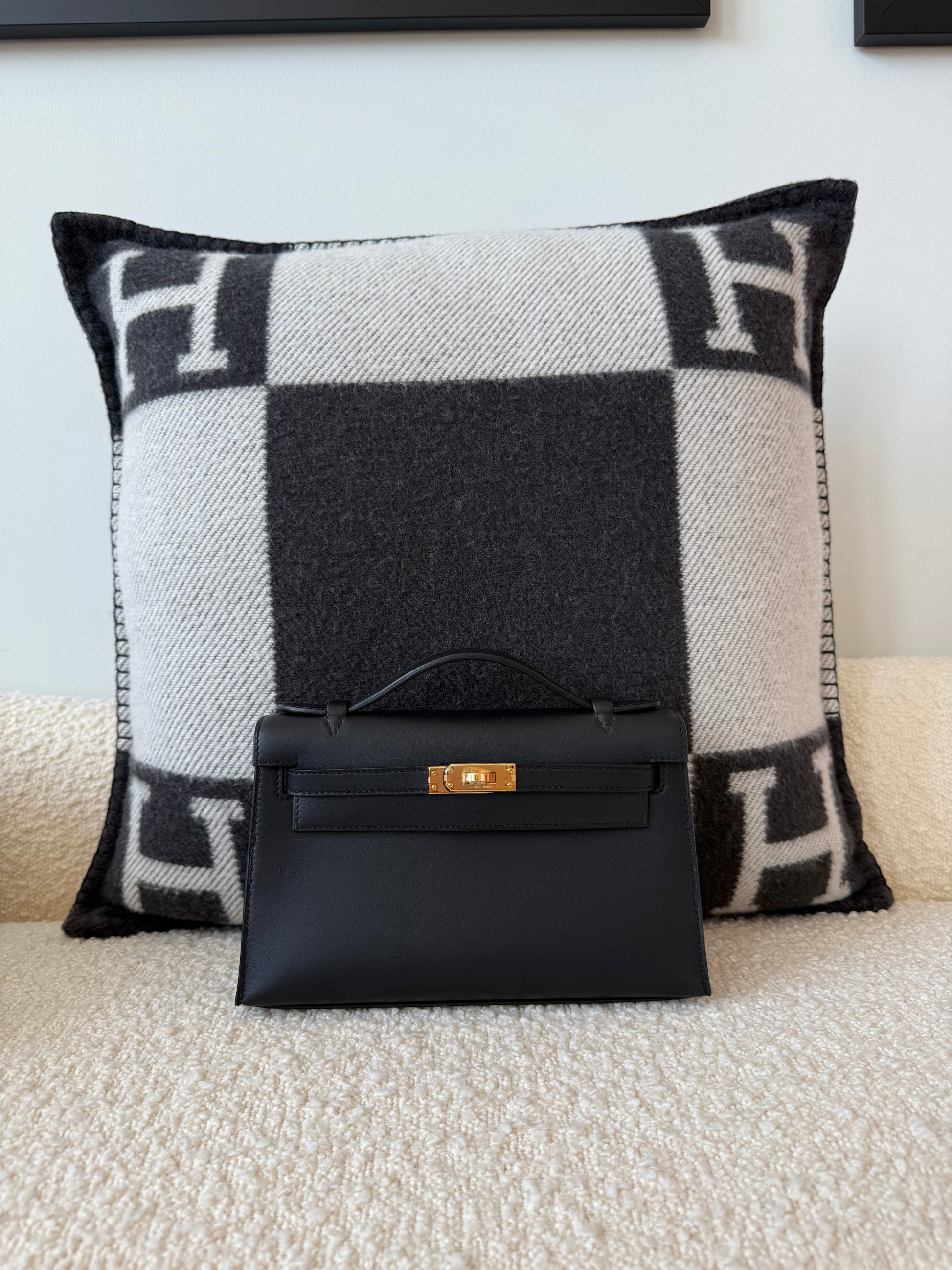 Hermes 2025 Kelly Pochette Noir GHW - Carly Julia Sells Stuff, LLC