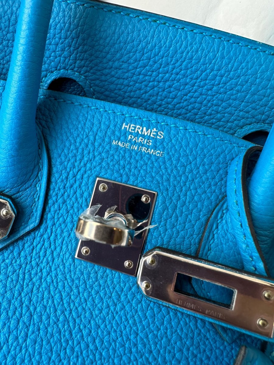 Hermes Birkin 25 Blue Zanzibar PHW - Carly Julia Sells Stuff, LLC