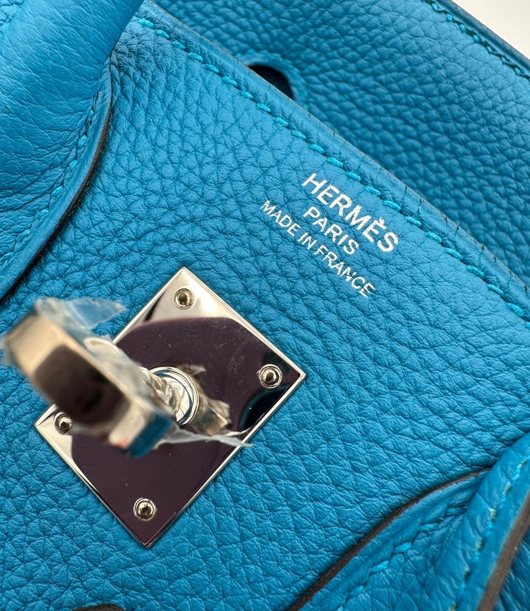 Hermes Birkin 25 Blue Zanzibar PHW - Carly Julia Sells Stuff, LLC