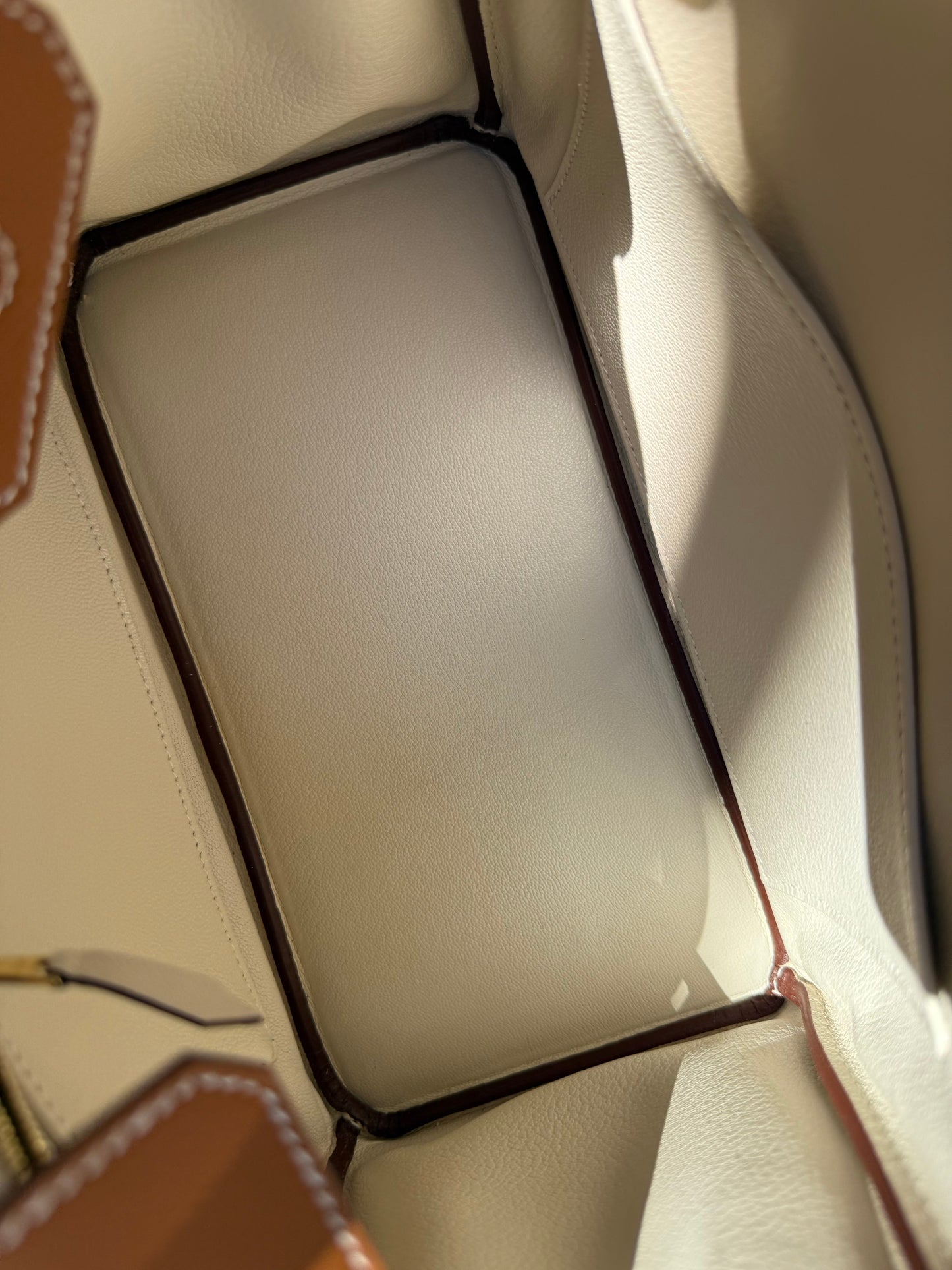 Hermes Birkin 25 HSS Special Order Gold & Craie Epsom Retourne BGHW - Carly Julia Sells Stuff, LLC