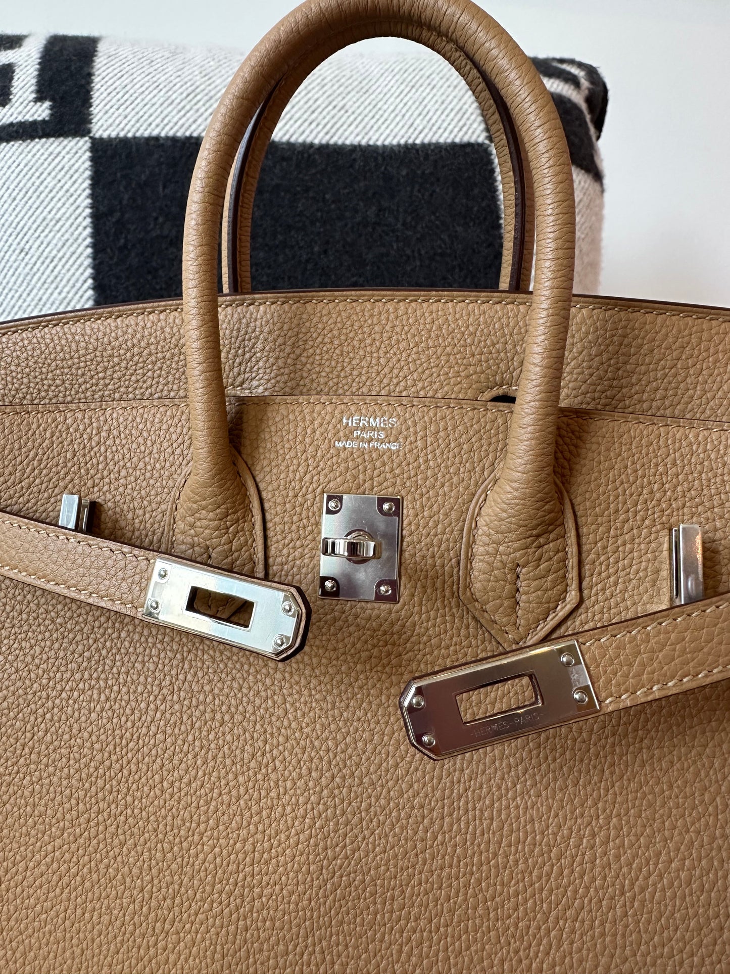 Hermes Birkin 25 Togo Biscuit PHW - Carly Julia Sells Stuff, LLC