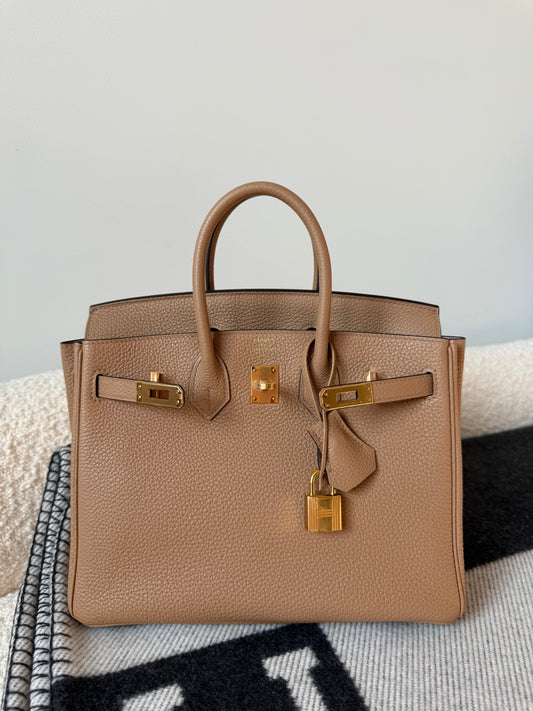 Hermes Birkin 25 Togo Chai GHW Partial Payment - Carly Julia Sells Stuff, LLC