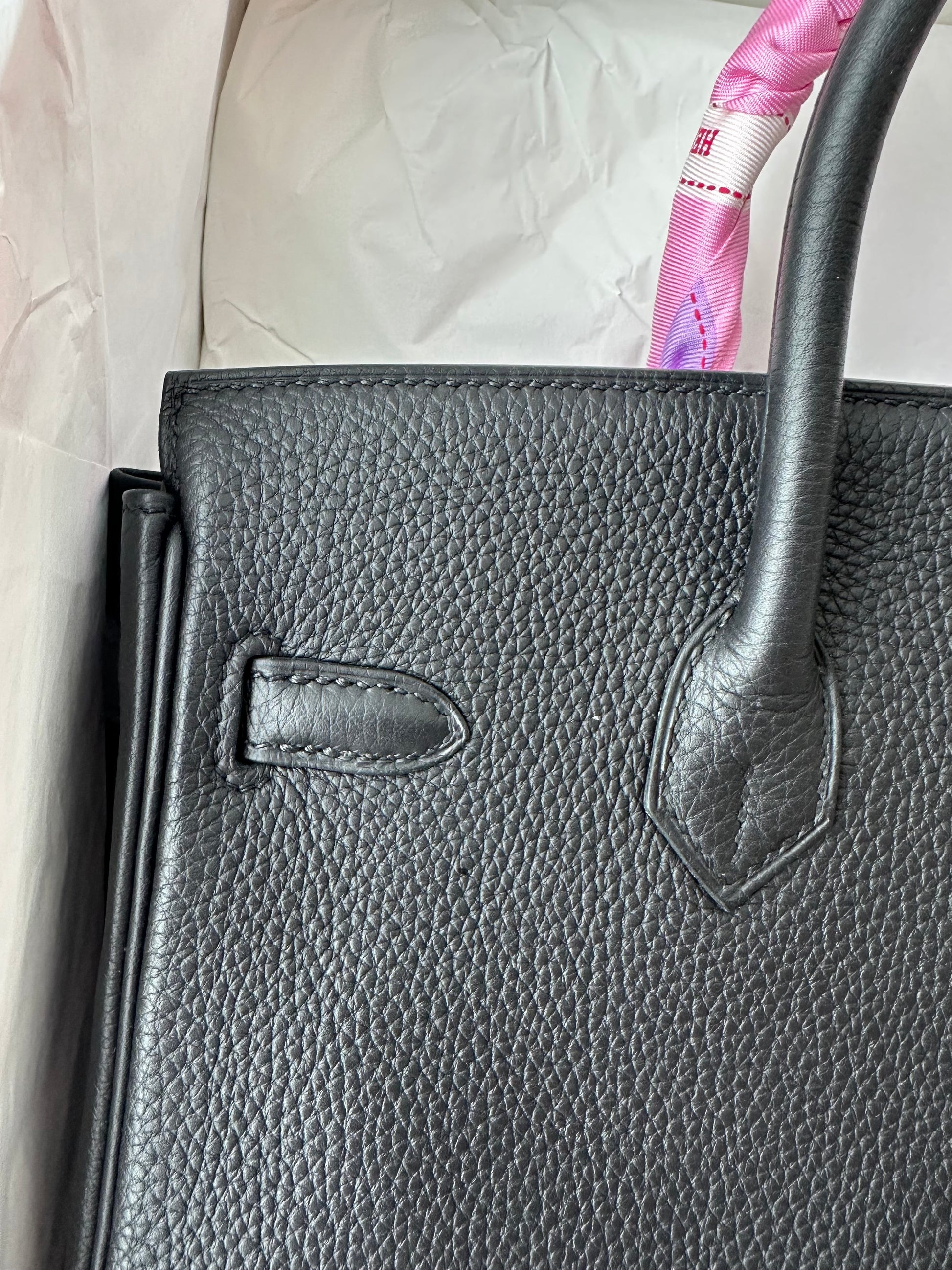 Hermes Birkin 25 Togo Noir GHW - Carly Julia Sells Stuff, LLC