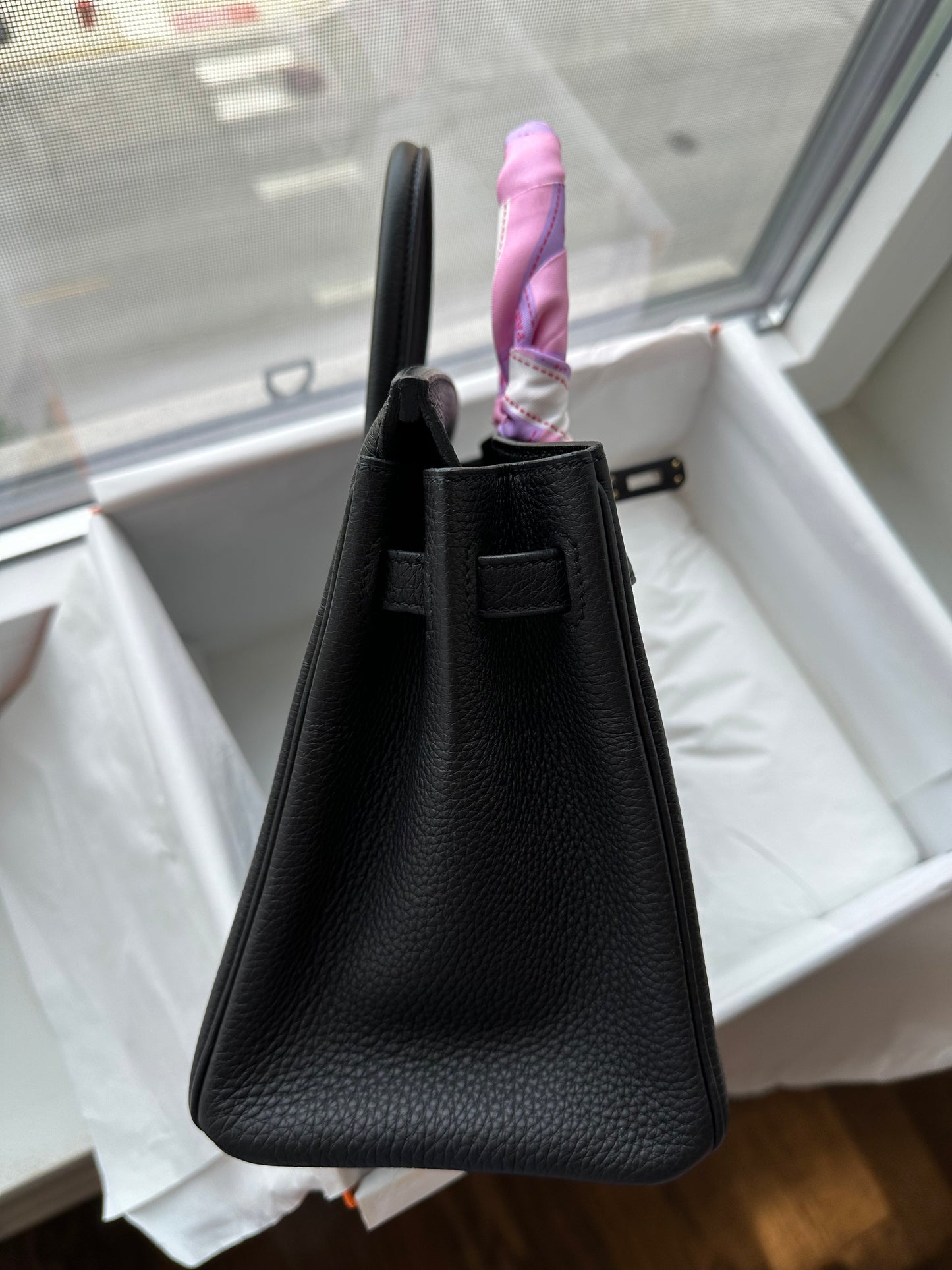 Hermes Birkin 25 Togo Noir GHW - Carly Julia Sells Stuff, LLC