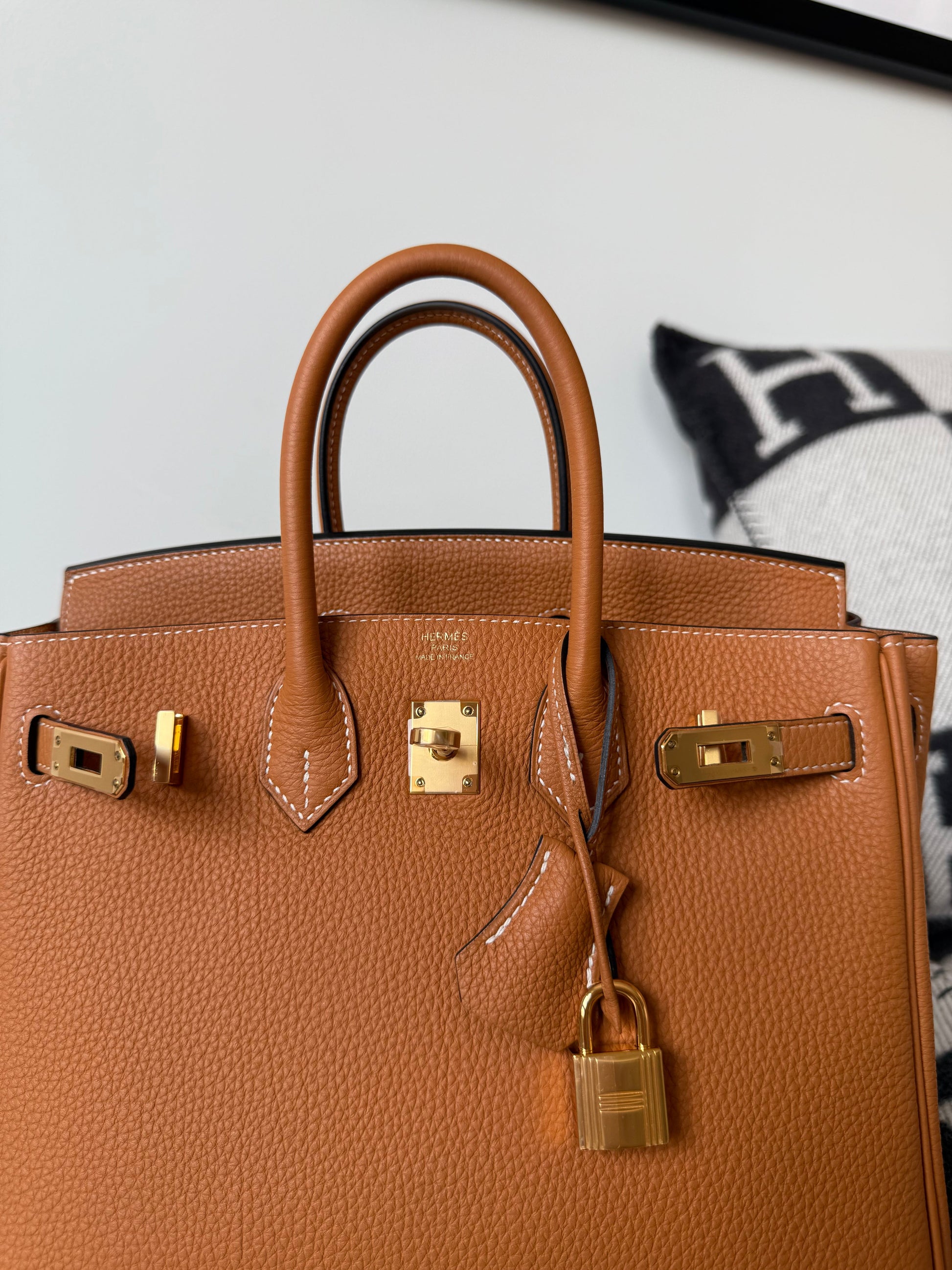 Hermes Birkin 25 Togo Toffee GHW - Carly Julia Sells Stuff, LLC