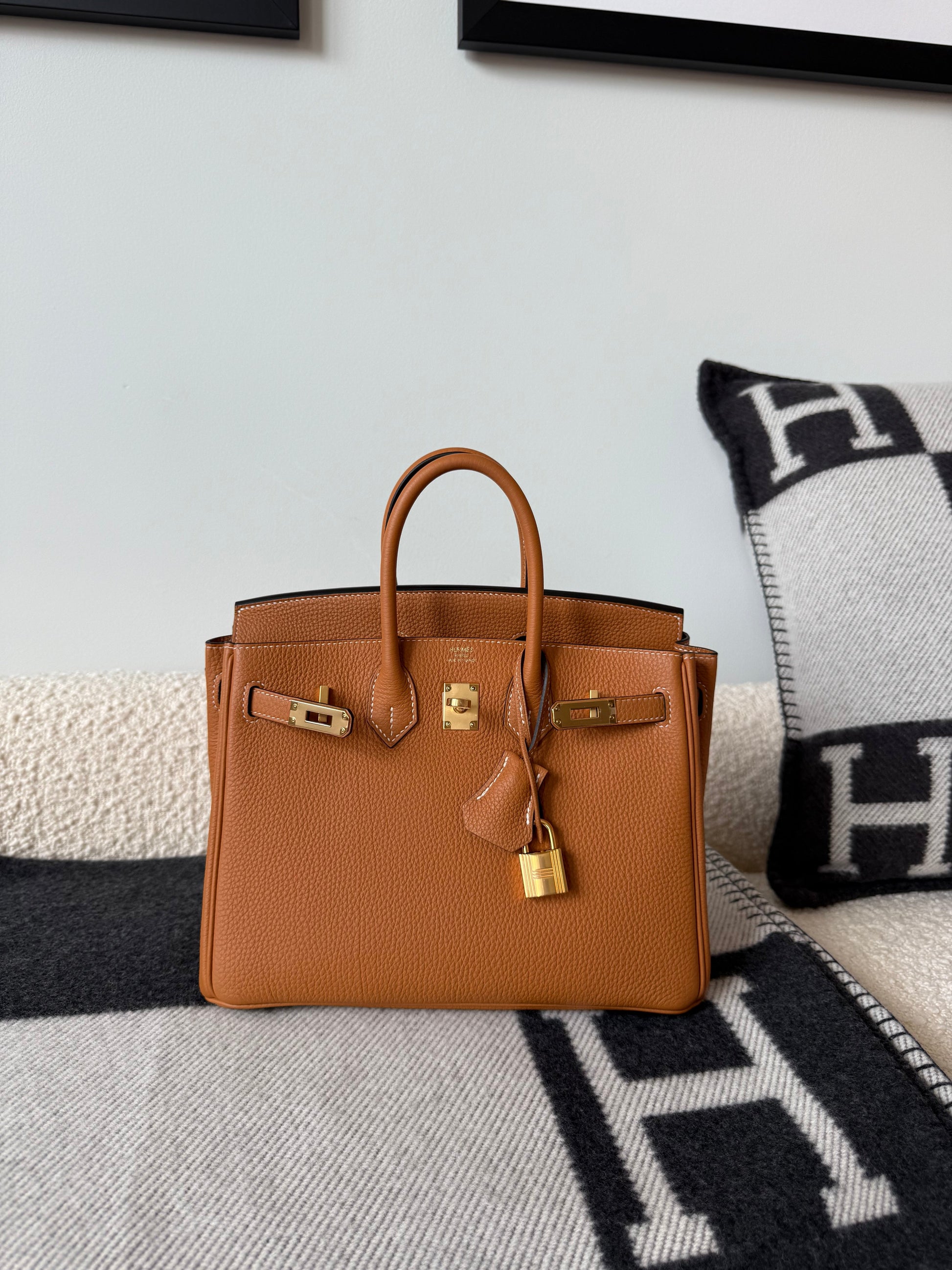 Hermes Birkin 25 Togo Toffee GHW - Carly Julia Sells Stuff, LLC