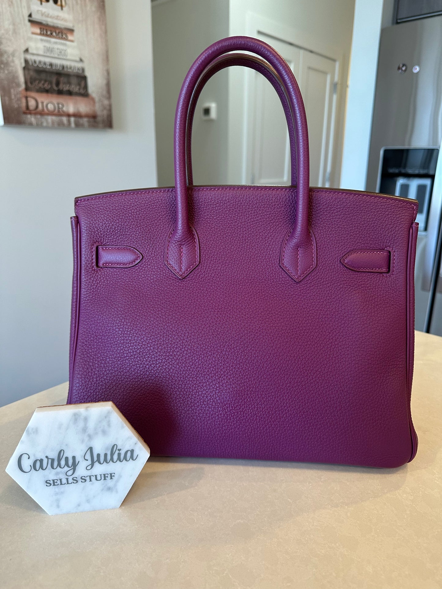 Hermes Birkin 30 Anemone GHW - Carly Julia Sells Stuff, LLC