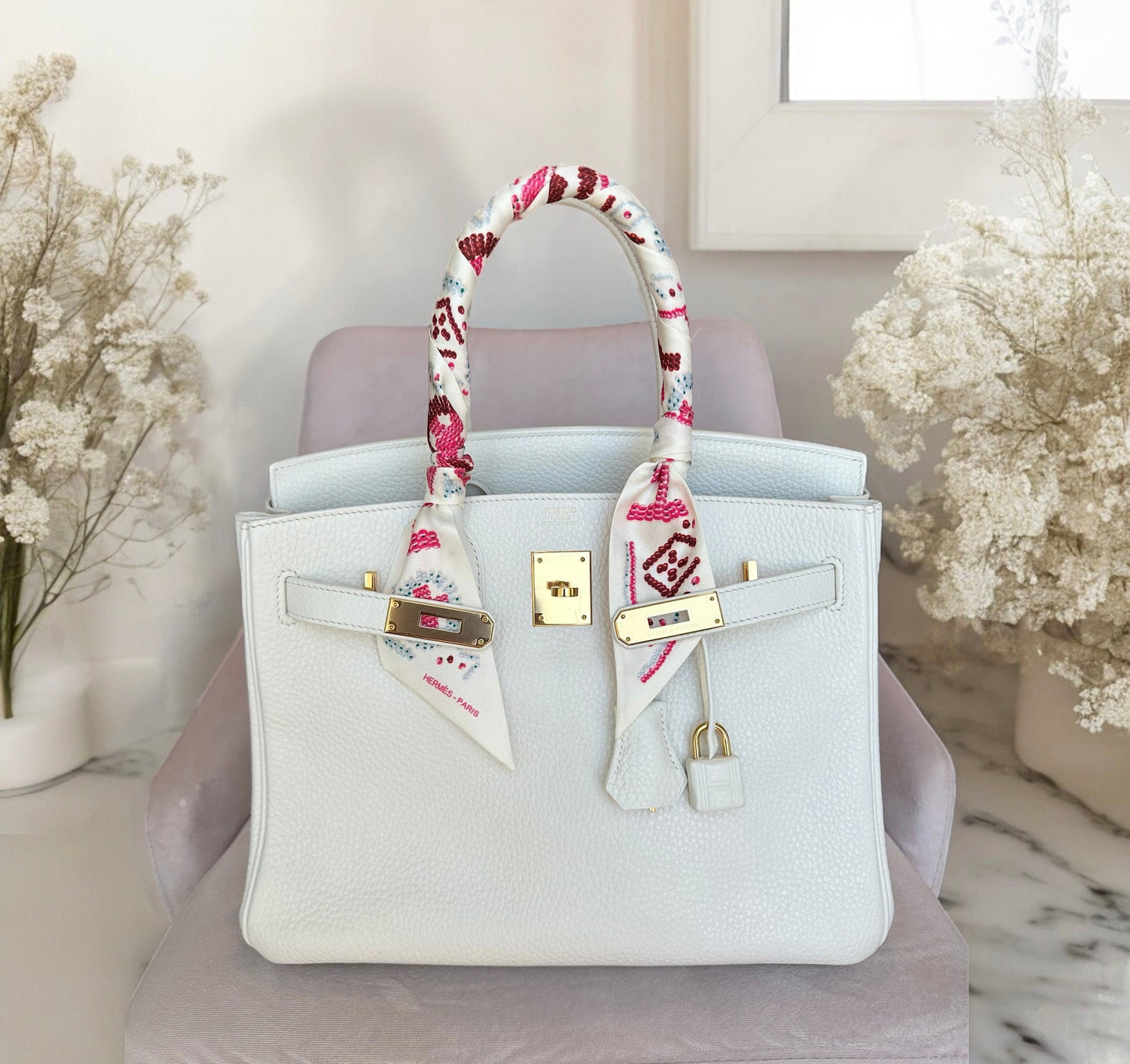 Hermes Birkin 30 Blanc GHW - Carly Julia Sells Stuff, LLC