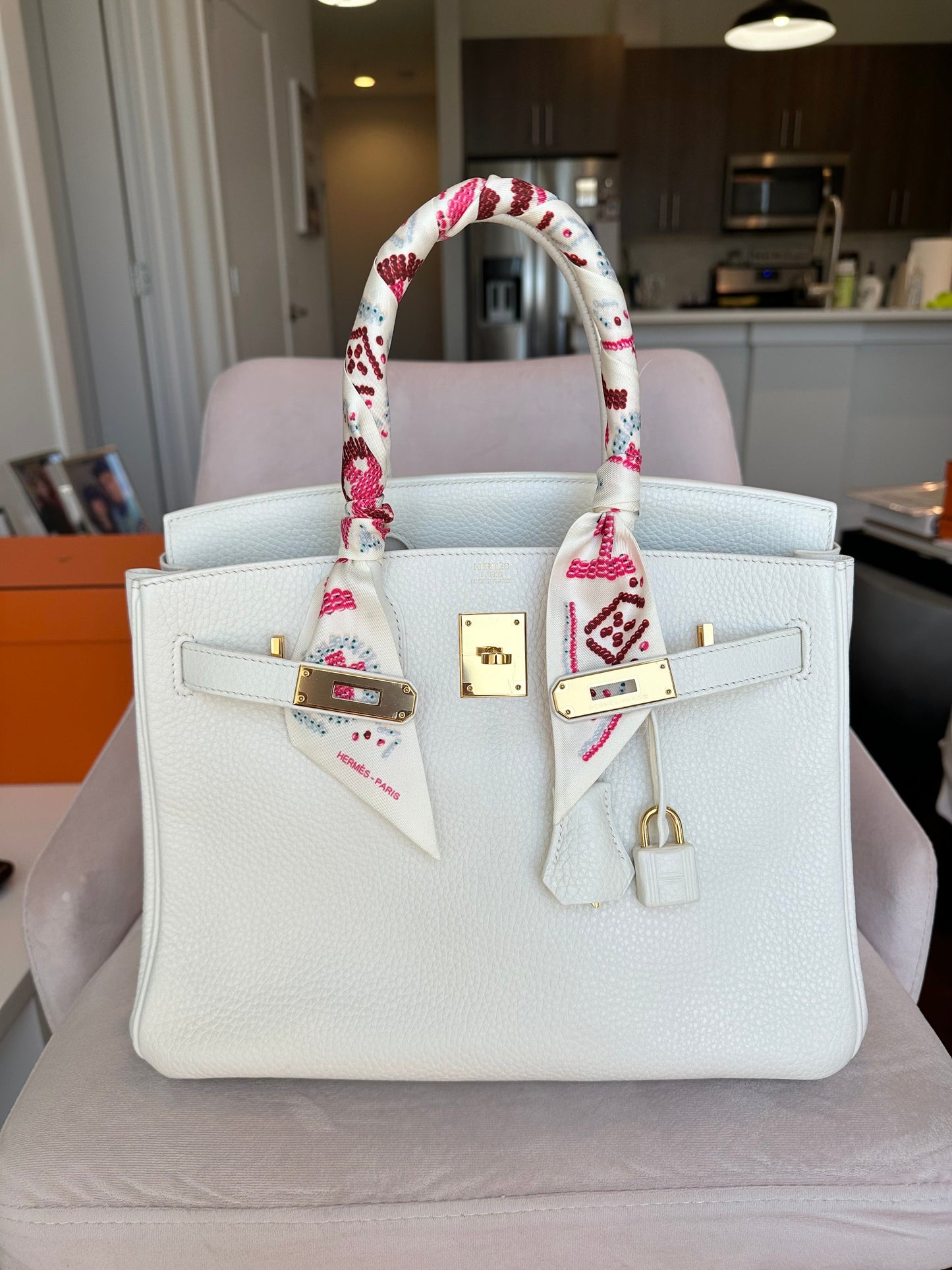 Hermes Birkin 30 Blanc GHW - Carly Julia Sells Stuff, LLC