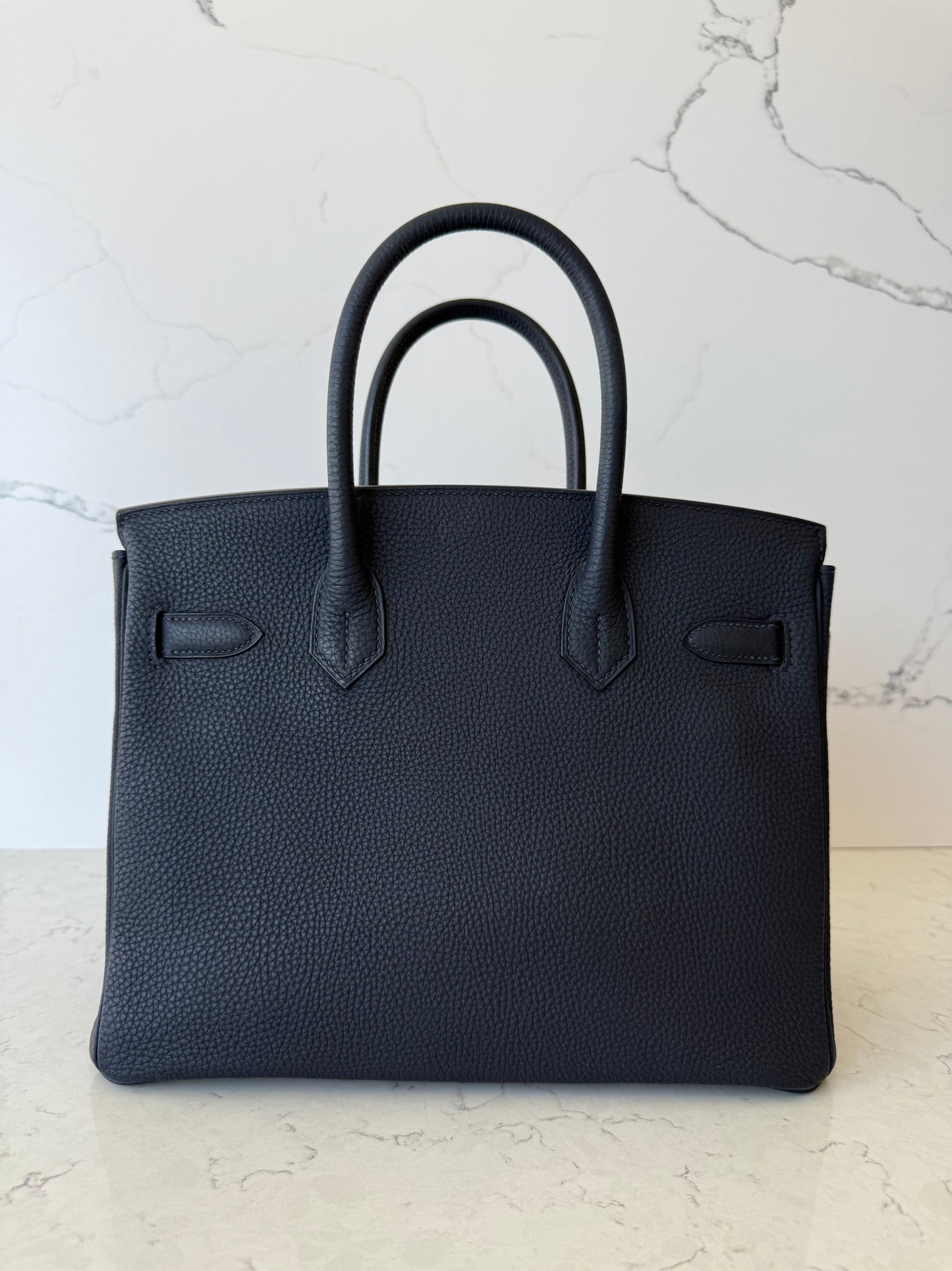 Hermes Birkin 30 Blue Nuit Togo GHW - Carly Julia Sells Stuff, LLC