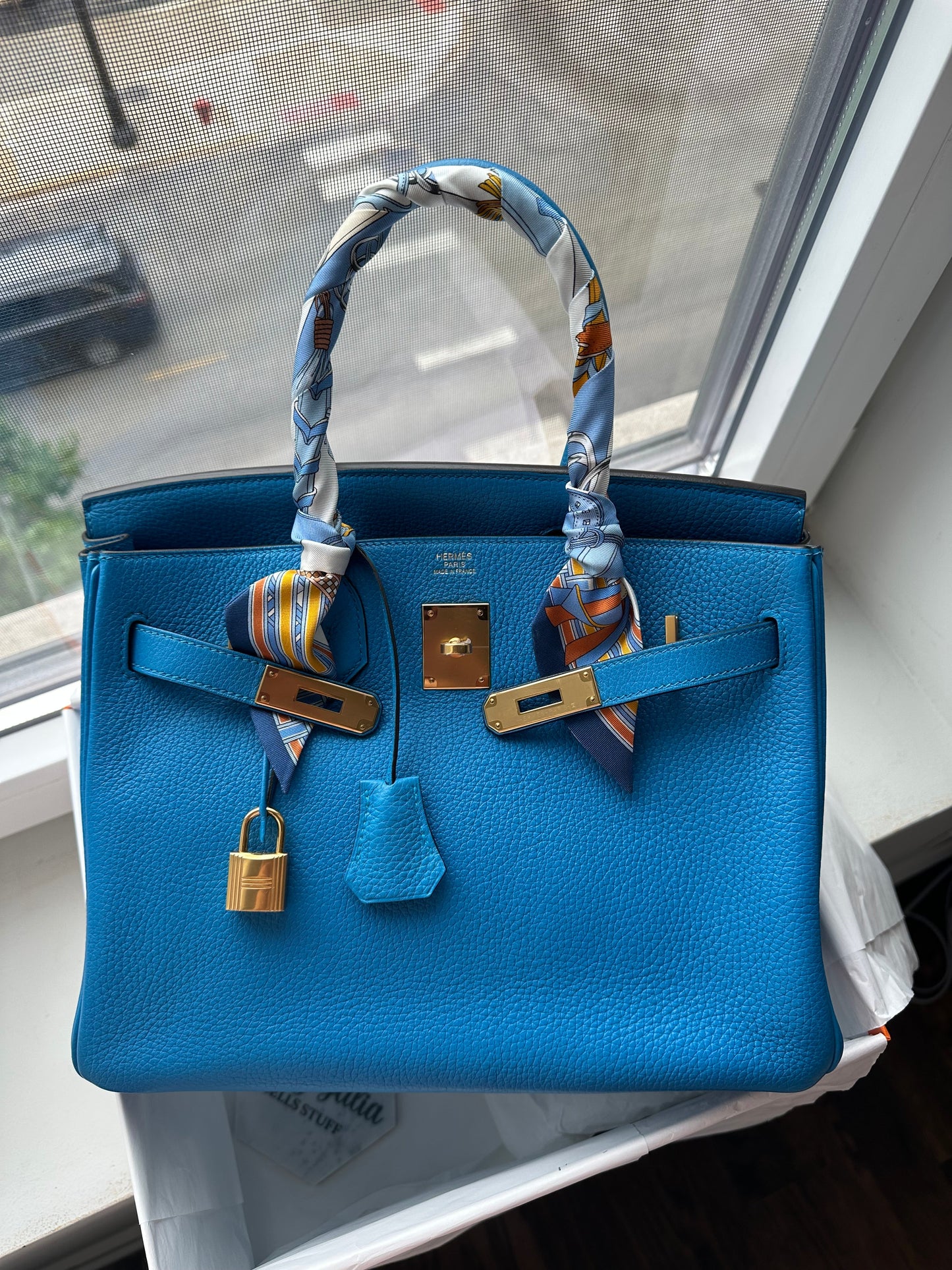 Hermes Birkin 30 Blue Zanzíbar GHW - Carly Julia Sells Stuff, LLC