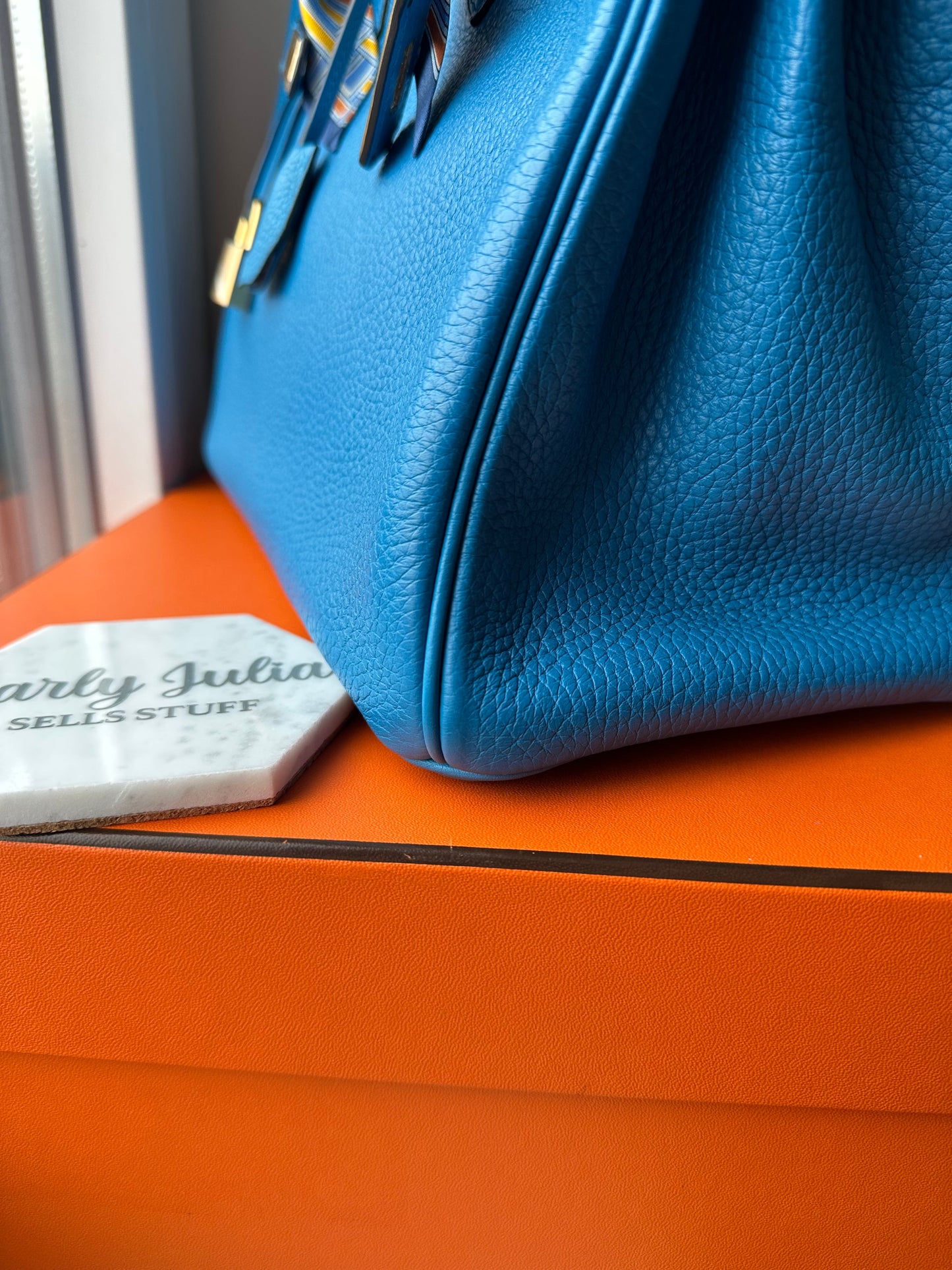 Hermes Birkin 30 Blue Zanzíbar GHW - Carly Julia Sells Stuff, LLC