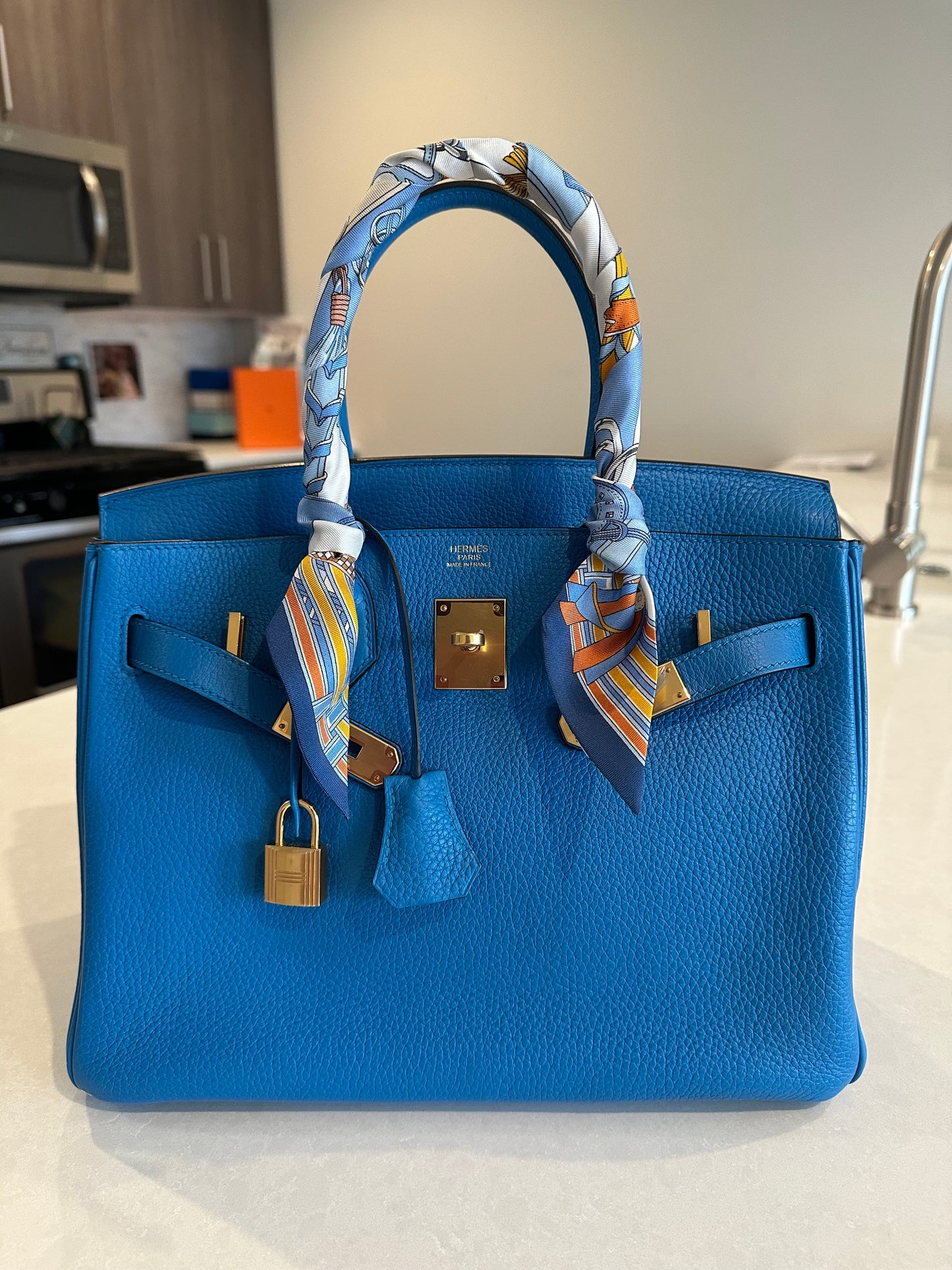 Hermes Birkin 30 Blue Zanzíbar GHW - Carly Julia Sells Stuff, LLC